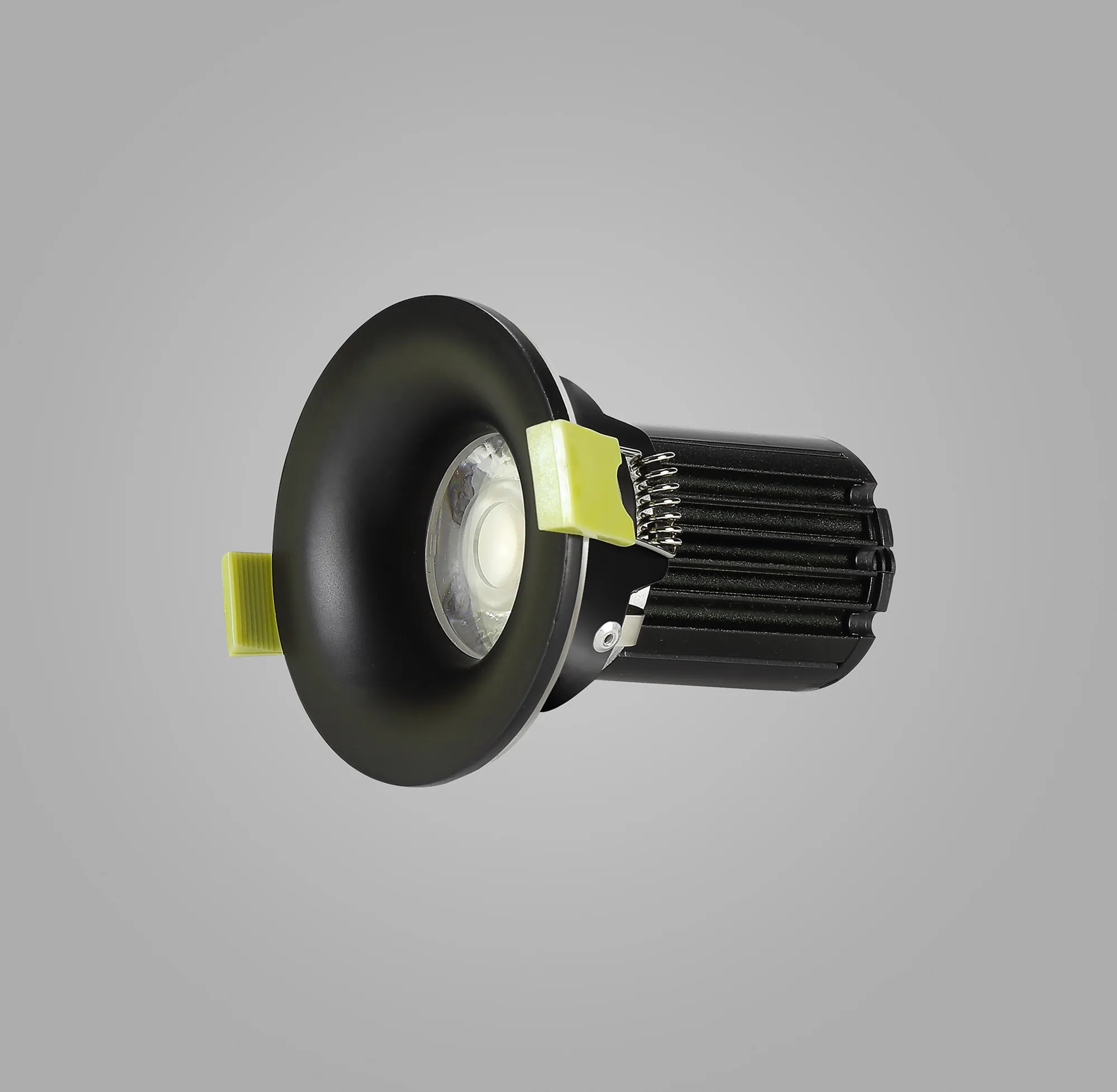 Bruve 10 Tridonic Powered 10W 2700K 710lm 36° CRI>90 LED Engine Matt Black Fixed Round Recessed Downlight, Inner Glass cover, IP65 DM200765  Dlux Bruve 10 IP65
